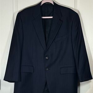 LAUREN RALPH LAUREN Navy Pinstripe Men's Blazer